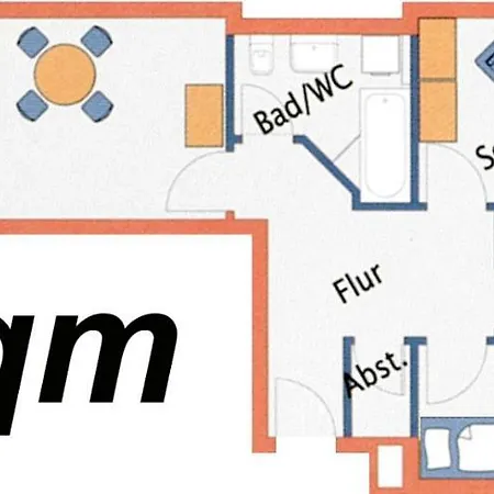 Nordseebrandung B1 1 Apartment *